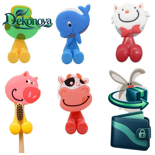Zahnbürstenhalter kinder 6pcs - kinder,